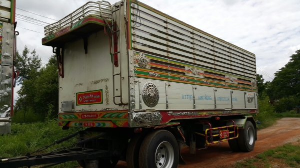 ขายรถพ่วง 20 ล้อ แม่-ลูก กระบะเนียมเกษตรดั้ม อู่.สหกิจ ISUZU 270 ปี.48 รถสวย ราคา.2150000 จัดแนนซ์ได้  สนใจโทร