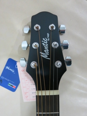 3,400.-กีต้าร์โปร่งเว้าไฟฟ้า Mantic 41 นิ้ว รุ่น AG-1CE BK สีดำด้าน EQ อย่างดี ของใหม่