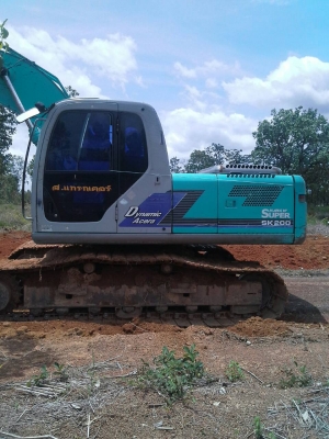 ขายรถแบคโฮ KOBELCO MARK 6 YN 10 เครื่องเดิมปั้้มเดิมไฟฟ้าเต็มโซ่ปานกลางเอกสารเล่มทะเบียน