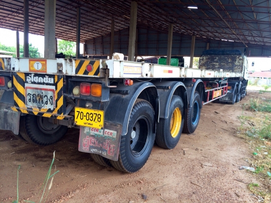 ขายด่วน  รถบรรทุกสิบล้อหัวลากพร้อมหางพื้นเรียบสามเพลา ISUZU  DEGA 270 ปี 49 รถสภาพดีมาก พร้อมใช้งานทันที  เอกสารพร้อม