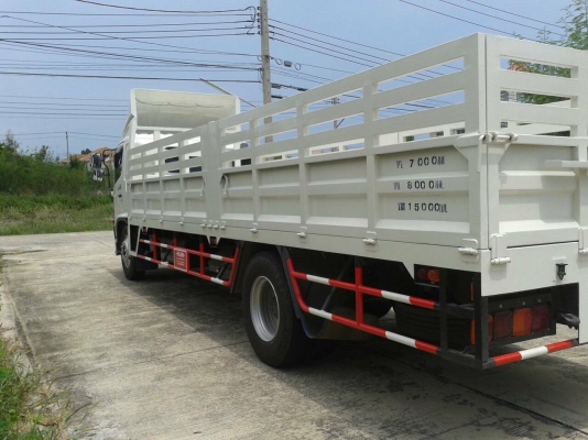 ขายรถบรรทุก 6 ล้อกระบะคาร์โก้ HINO FG8J 220 แรงม้าปี 2558 กระบะยาว 7.50 เมตร ราคา 1600000