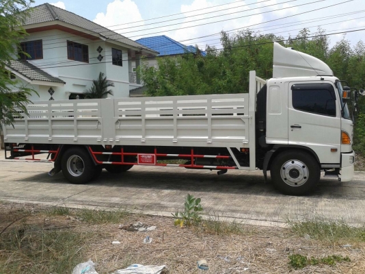 ขายรถบรรทุก 6 ล้อกระบะคาร์โก้ HINO FG8J 220 แรงม้าปี 2558 กระบะยาว 7.50 เมตร ราคา 1600000