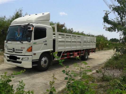 ขายรถบรรทุก 6 ล้อกระบะคาร์โก้ HINO FG8J 220 แรงม้าปี 2558 กระบะยาว 7.50 เมตร ราคา 1600000