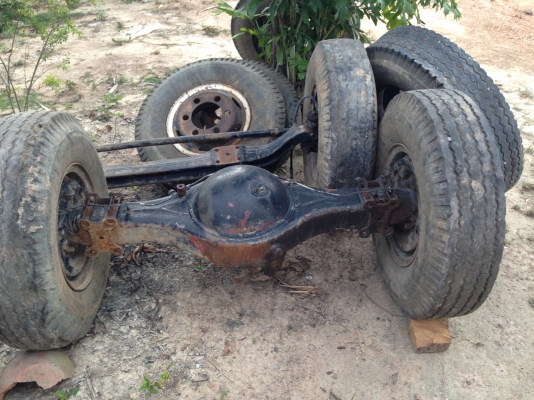 ขายเสื้อเพลาคานหน้า FBRพร้อมกะทะ+ยางหกเส้น