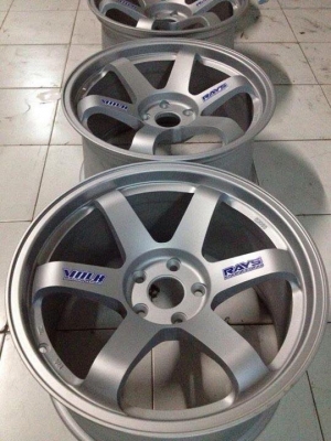 !!!ล้อ TE37 18" 5/114 F9.5-R10 off30 15,000.บาท ไม่มีซ่อม เก็บสีมาอย่างเดียวใหม่กิบ 086-555-8552 !!!ล้อ TE37 18" 5/114 F9.5-R10 off30 15,000.บาท ไม่มีซ่อม เก็บสีมาอย่างเดียวใหม่กิบ 086-555-8552