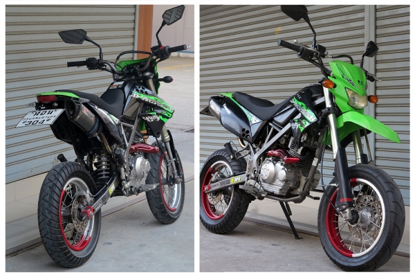 Kawazaki D-Trcker 125cc  ปี2012 แต่งสวยๆ