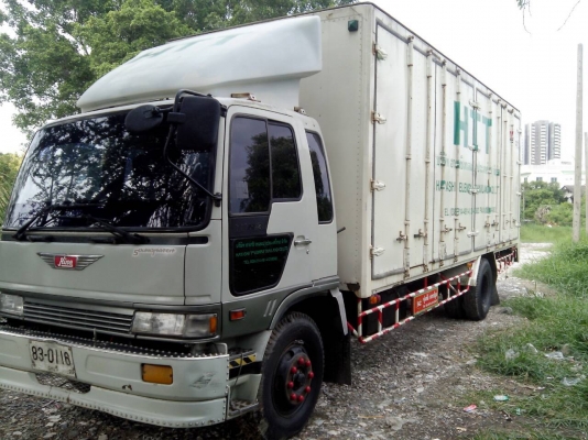 หกล้อ HiNO FF3H PLA 195แรง บรรทุกตู้แห้ง ยาว7.20ม สภาพพร้อมใช้งาน เล่ม ทะเบียนพร้อมโอน