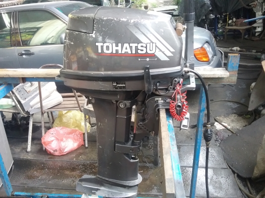 เครื่องเรือ Tohatsu 9.9 hpพร้อมถังนํ้ามัน