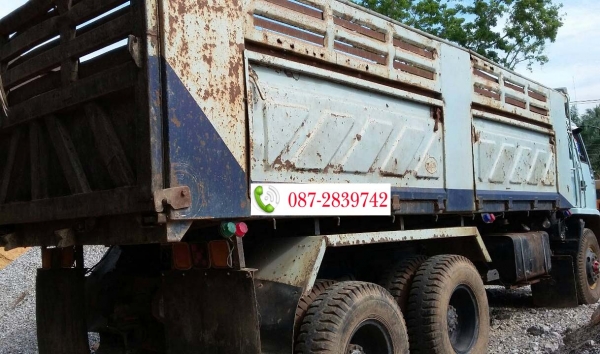 ขายรถดั้มพ์ 10 ล้อ 2 เพลา มีระบบลากจูง ISUZU ROCKY 240 แรงม้า