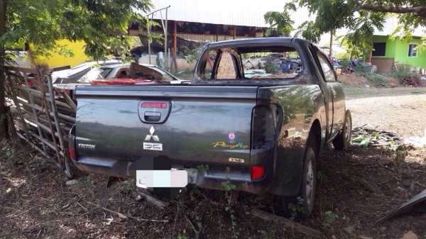 มิตซูไททั่น ปี11. เครื่องเบนซิล สีเทาเเคป.โอนลอยบุคล