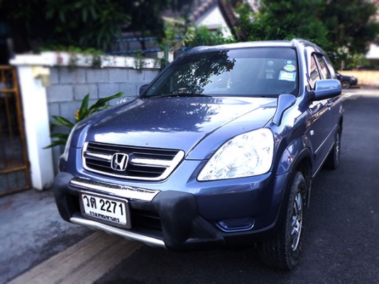 ขายฮอนด้าCR-V 2002 รถบ้านแท้ๆ ไม่เคยติดแก็ส เครื่องยนต์แน่นเปี๊ยะ