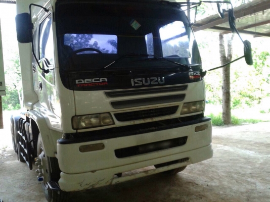 รถอีซูซุ 10 ล้อ หัวลาก  GXZ  320 แรงม้า. ปี 48  (  ขายแม่ , ลูก.  )     สนใจติดต่อ  081 - 6079515