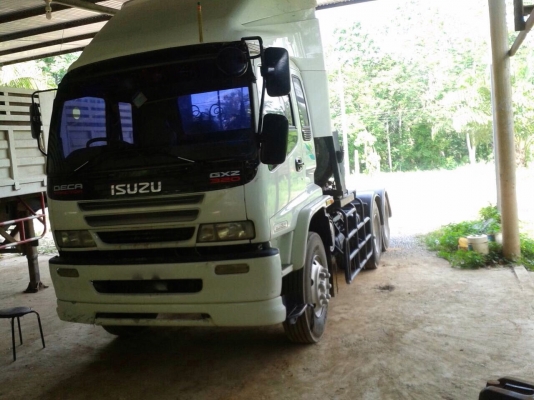รถอีซูซุ 10 ล้อ หัวลาก  GXZ  320 แรงม้า. ปี 48  (  ขายแม่ , ลูก.  )     สนใจติดต่อ  081 - 6079515