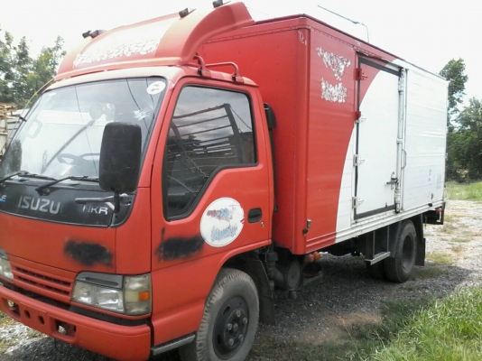 ขาย6ล้อISUZU NKR ปี48ไฟทับทิม เครื่อง130โทโบ ตู้แห้งยาว4.30เมตร