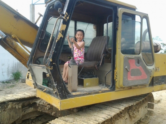 รถแมคโครCAT 120  0817644684