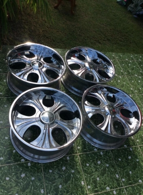 ล้อไหม่ ขอบ20 โครเมี่ยม 6รุ ใส่กระบะ สวยๆ โคตรถูกๆ 17900 !!! เท่านั้น