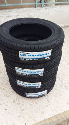 ขายยางใหม่ปี 15Dunlop sp touring t1 185/60r15 สนใจติดต่อเล็กคลองสามครับ 081-3747940