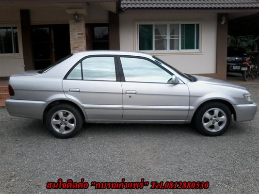 ขายรถบ้าน Toyota Soluna 1.5E หยดน้ำปี 2002 ระบบไฟฟ้าทั้งคัน วิทยุกระจกไฟฟ้าพวงมาลัยเพาเวอร์มาลองขับได้ครับขาย 118000 บาท