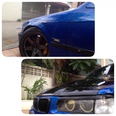 รถบ้านE36นกแก้วสวยหรูหร่าเครื่อง1jโบ ช่วงล่างSkyline แก๊สหัวฉีด รถสวยมีเสน่ห์หาอยู่ไม่ผิดหวังครับ