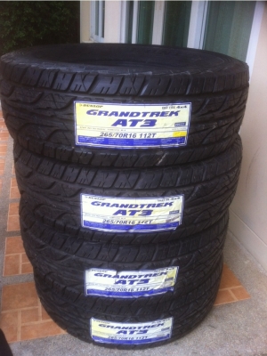 ยางใหม่ Dunlop AT3 เบอร์ 245 70 16  และ 265 70 16 มีมาไม่เยอะ คุ้มค่ามากๆ