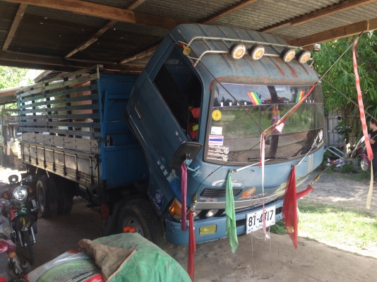 ขายหกล้อ ISUZU-KS26 มีภาพวีดีโอ เครื่อง 110 แแรงม้า ราคา 198,000 บาท หัวยกได้ กระบะยาว 4.30 ม เฟืองท