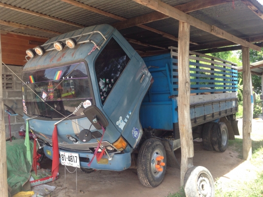 ขายหกล้อ ISUZU-KS26 มีภาพวีดีโอ เครื่อง 110 แแรงม้า ราคา 198,000 บาท หัวยกได้ กระบะยาว 4.30 ม เฟืองท