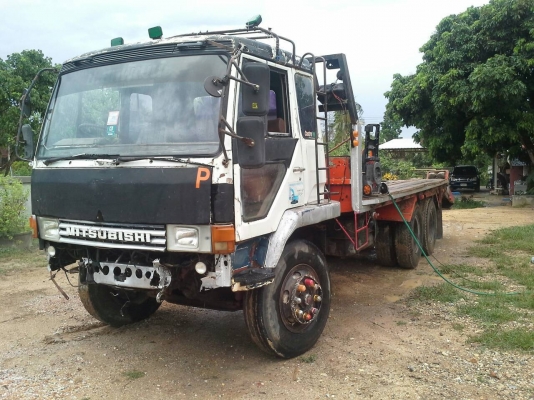 สิบล้อ มิตรซู ไอ้หลง FN 527 MA195แรง เกียร์ใหญ่10 สปีส เบรคใหญ่ บรรทุกแม็คโค 2000 วิ่งทางไกลสะบาย เล่มทะเบียนพร้อมโอน ราคา 658,000บ ต่อรองได้ ครับ