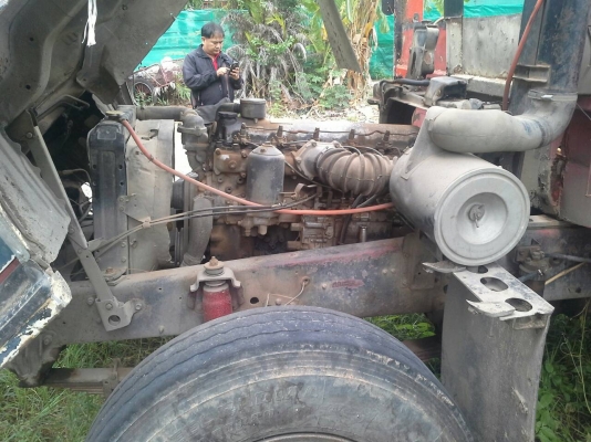 สิบล้อ มิตรซู ไอ้หลง FN 527 MA195แรง เกียร์ใหญ่10 สปีส เบรคใหญ่ บรรทุกแม็คโค 2000 วิ่งทางไกลสะบาย เล่มทะเบียนพร้อมโอน ราคา 658,000บ ต่อรองได้ ครับ