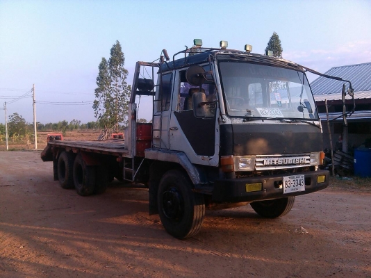 สิบล้อ มิตรซู ไอ้หลง FN 527 MA195แรง เกียร์ใหญ่10 สปีส เบรคใหญ่ บรรทุกแม็คโค 2000 วิ่งทางไกลสะบาย เล่มทะเบียนพร้อมโอน ราคา 658,000บ ต่อรองได้ ครับ