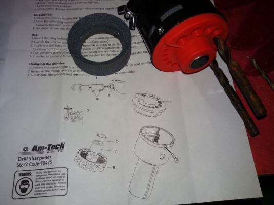 เครื่องลับดอกสว่าน USA ใช้ง่ายๆเสียๆเหลา ลับ คมปิ้๊งๆ