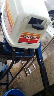 ขายเครื่อง Suzuki 8 HP หางยาว 21 นิ้วติดเครื่องเดินเบานิ่ง