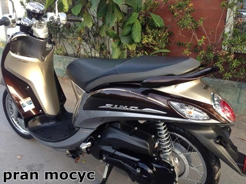 ALL NEW Fino-fi สีน้ำตาลเทา ตัว TOP รุ่น Premium รถ10เดือน มีกุญแจรีโมทครบ