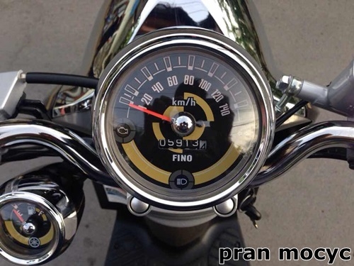 ALL NEW Fino-fi สีน้ำตาลเทา ตัว TOP รุ่น Premium รถ10เดือน มีกุญแจรีโมทครบ