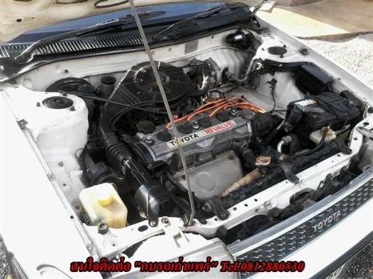 ขาย Toyota Colola 1.6 ปี 91 โฉมโดรม่อนเกียร์ธรรมดาติดแก๊สแจ้งลงเล่มแล้วเครื่องดีแอร์เย็นกระจกไฟฟ้าพวงมาลัยเพาเวอร์สภาพพร้อมใช้ 39000 บาท
