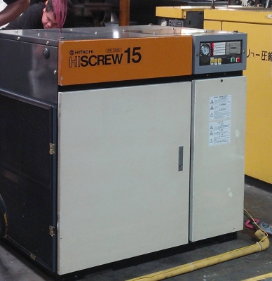 ขายด่วน ปั๊มลม ROTARY SCREW HITACHI OSP 15E5A " 20 HP "