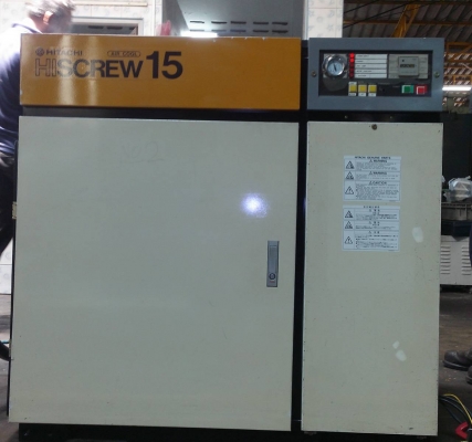 ขายด่วน ปั๊มลม ROTARY SCREW HITACHI OSP 15E5A " 20 HP "