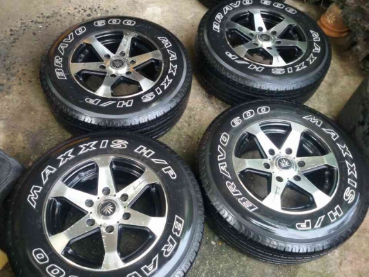 ล้อขอบ 15 6รู พร้อมยาง ชุดล่ะ 6800