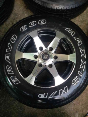 ล้อขอบ 15 6รู พร้อมยาง ชุดล่ะ 6800