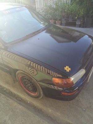 เก๋งโคโรล่าสามห่วงเครื่อง 1.6 ติดแก๊ส LPG เรียบร้อย