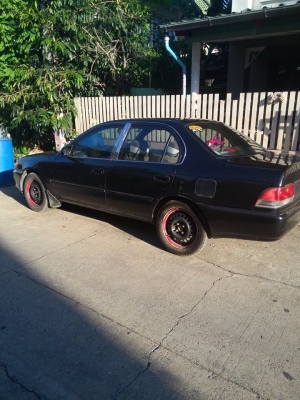 เก๋งโคโรล่าสามห่วงเครื่อง 1.6 ติดแก๊ส LPG เรียบร้อย