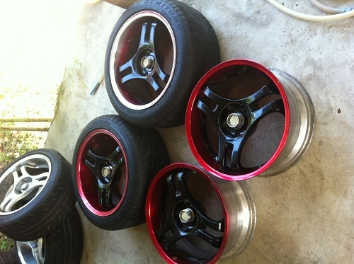 ขายล้อSuper advan 17 หน้า8หลัง9 5รู114