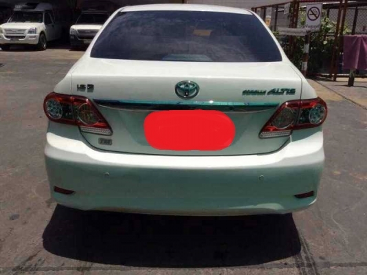 Toyota Altis ปี12  ออโต้  เครื่อง1.6G เบาะหนัง  แบคคู่   แก๊สถังโดนัท    ภาษียังไม่ขาด