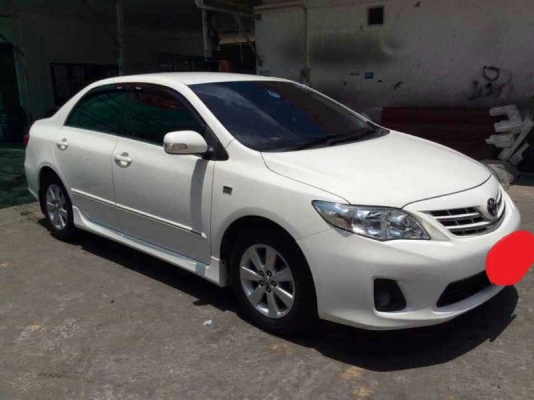 Toyota Altis ปี12  ออโต้  เครื่อง1.6G เบาะหนัง  แบคคู่   แก๊สถังโดนัท    ภาษียังไม่ขาด