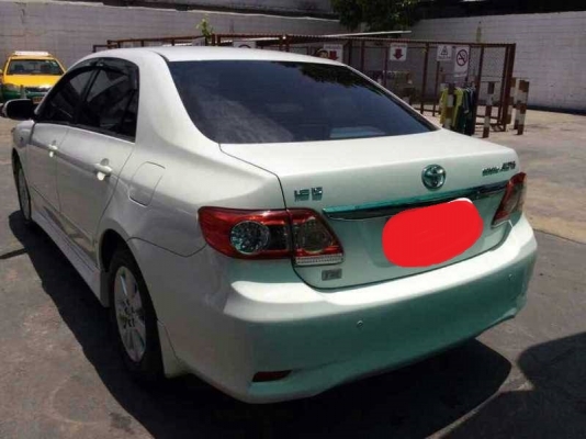 Toyota Altis ปี12  ออโต้  เครื่อง1.6G เบาะหนัง  แบคคู่   แก๊สถังโดนัท    ภาษียังไม่ขาด