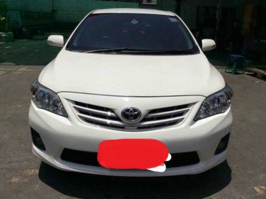 Toyota Altis ปี12  ออโต้  เครื่อง1.6G เบาะหนัง  แบคคู่   แก๊สถังโดนัท    ภาษียังไม่ขาด