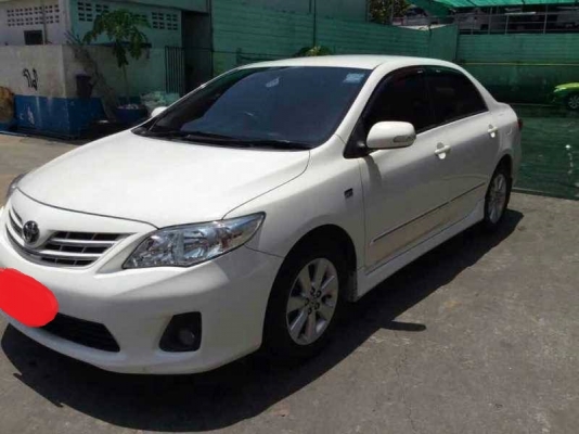 Toyota Altis ปี12  ออโต้  เครื่อง1.6G เบาะหนัง  แบคคู่   แก๊สถังโดนัท    ภาษียังไม่ขาด