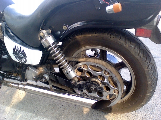 Kawasaki Vulcan EN400 y87 รุ่นสายพาน มีทะเบียน