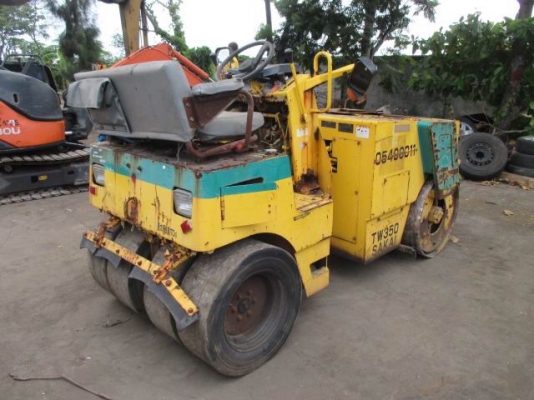 ขายด่วนรถบดหน้าเหล็กหลังยางขนาด3.5ตัน SAKAI TW350 เก่าญี่ปุ่น พร้อมใช้งาน เอกสารแจ้งจำหน่าย