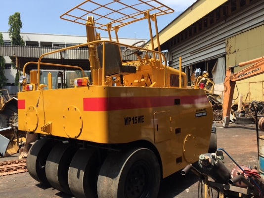 ขายด่วนรถบดล้อยาง7ล้อWATANABE WP15WE เก่าญี่ปุ่น พร้อมใช้งาน เอกสารแจ้งจำหน่ายเอาไปจดทะเบียนได้