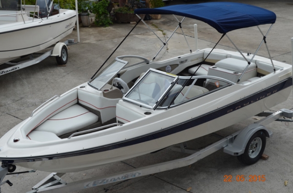 Bayliner 195br 2003 3.0L w/aluminium trailer, bimini.